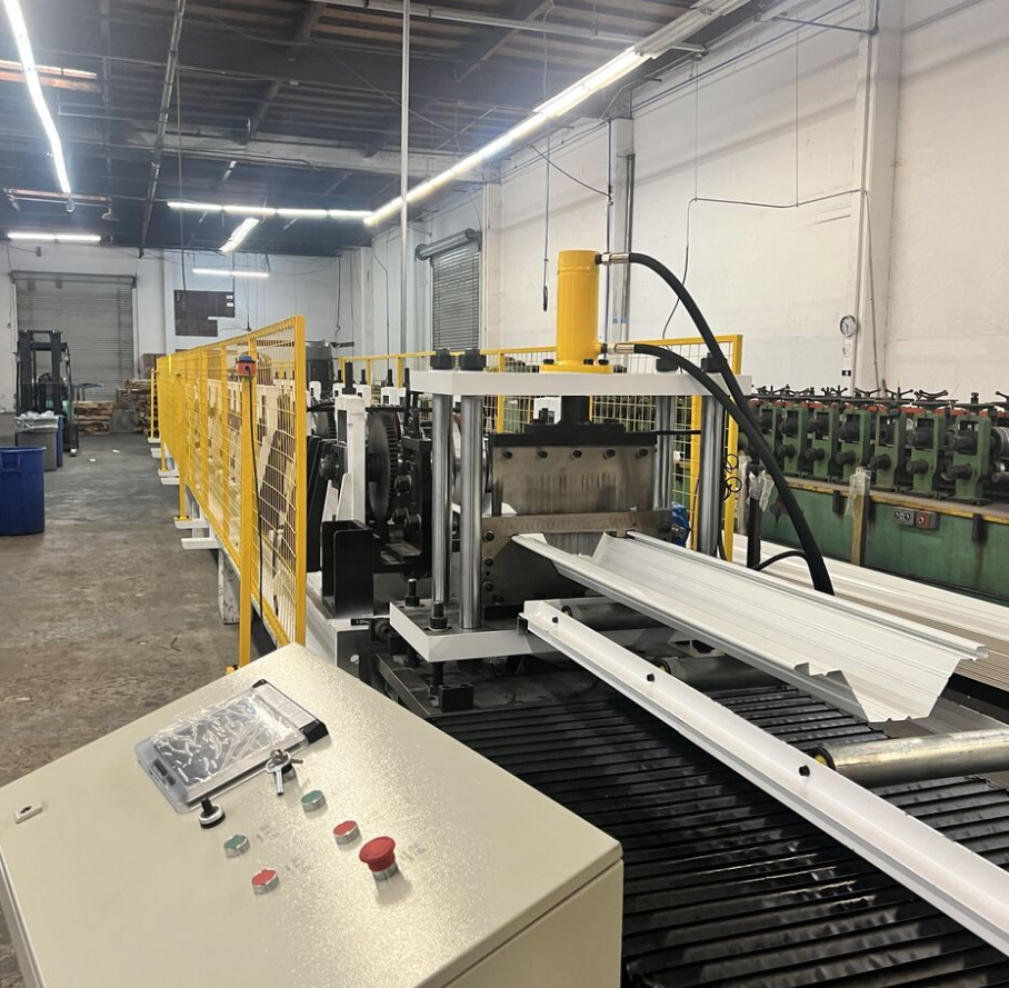 Metal patio cover cold roll forming machine Florida