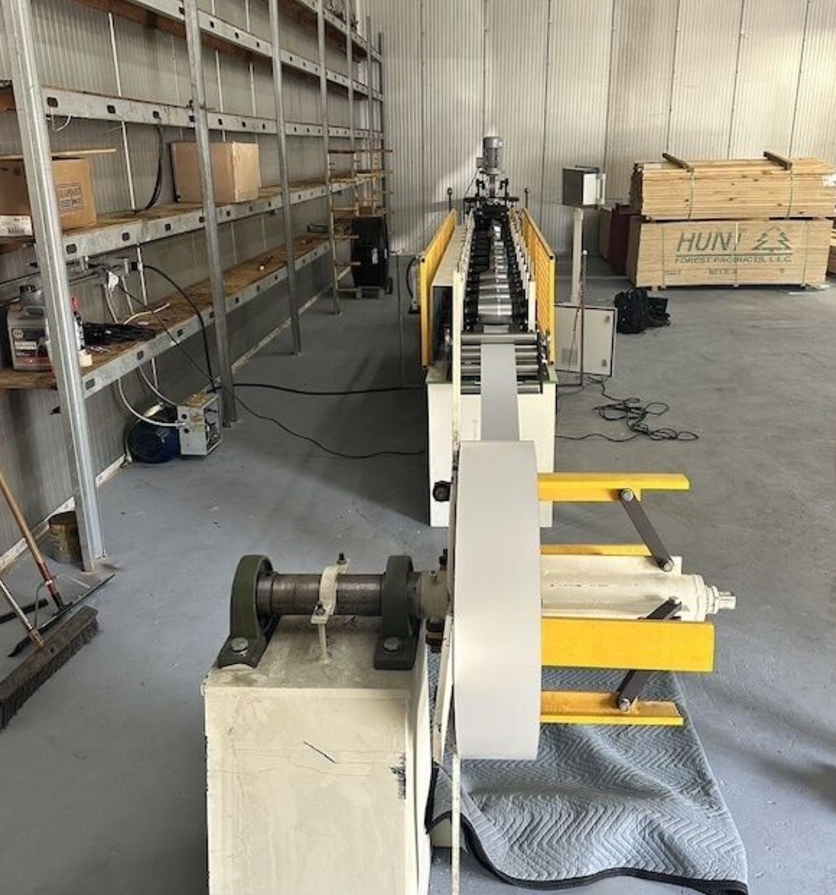 Metal roof drip edge roll forming machine Florida