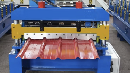 Metal roof panel roll forming machine in the USA