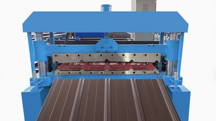 Metal roof roll forming machine in Angola