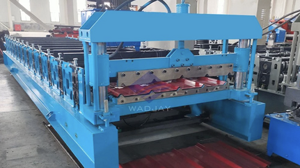 Metal roof roll forming machine in Columbia