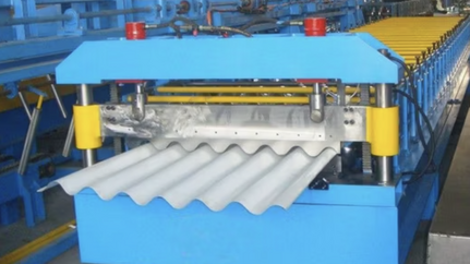 Metal roof roll forming machine in Nepal