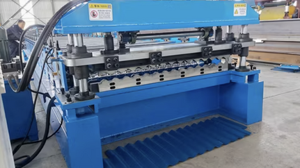 Metal roof roll forming machine Russia