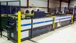 Narrow flashing roll forming machine in Finland