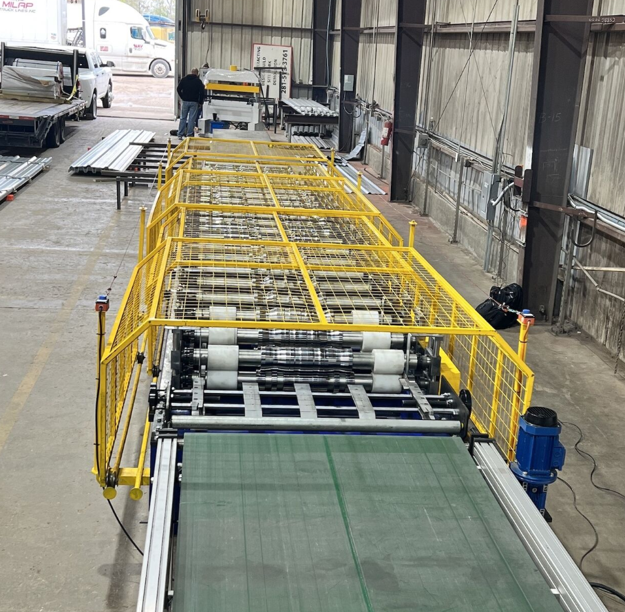 PBR metal panel cold roll forming machine Florida