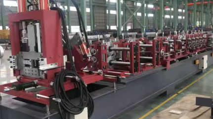 Pre Cutting Metal Purlin Roll Forming Machine in China