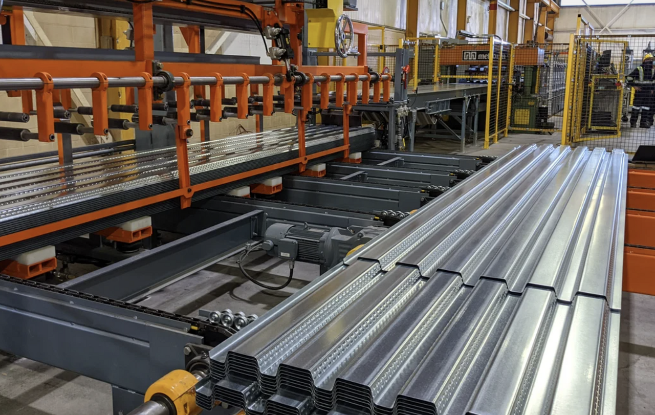 Roll Forming Deck Line in Ontario, Canada