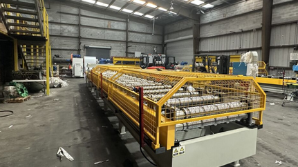 Roof panel roll forming machine, Massachusetts United States