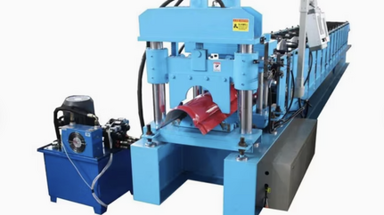 Roof ridge cap roll forming machine in Ghana