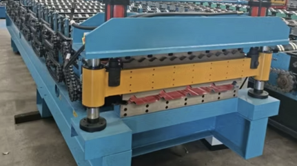 Roofing sheet roll forming machine in Ghana