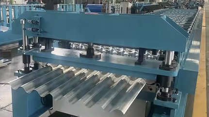 Sheet Metal AG and R panel trapezoid roof panel pbr panel roll forming machine in China