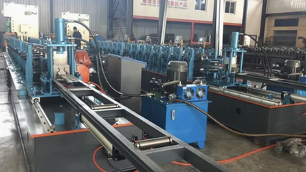 Shelf panel roll forming machine in the USA