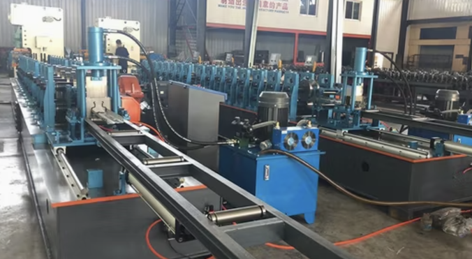 Shelf panel roll forming machine in the USA