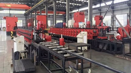 Solar panel structure roll forming machine in Canada