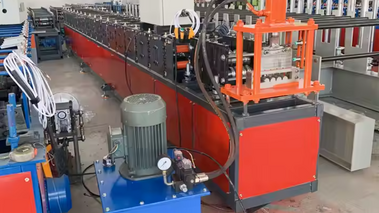 Steel Gusset Plate Cold Roll Forming Machine – UAE