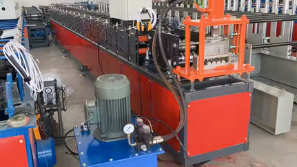 Steel Gusset Plate Cold Roll Forming Machine – UAE