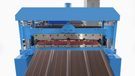 Steel roof roll forming machine in the USA