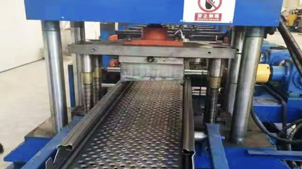 Steel scaffold platform plate roll forming machine in USA