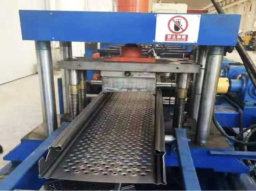 Steel scaffold platform plate roll forming machine in USA