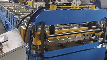 Step tile roll forming machine in the USA