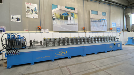 Structural profile roll forming machine in Baronissi, Italy