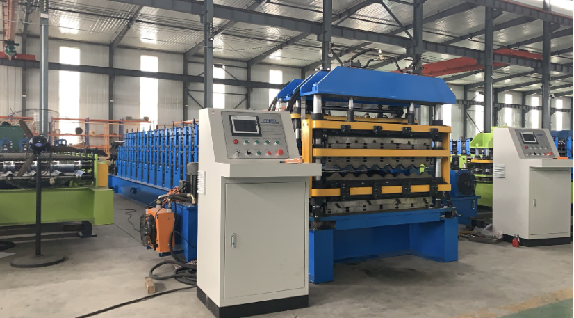 Triple Layer Roofing Sheet Roll Forming Machine In China