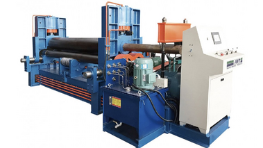 W11S Three Rolling Machine With Up Roller Universal PLC Type 8x3200